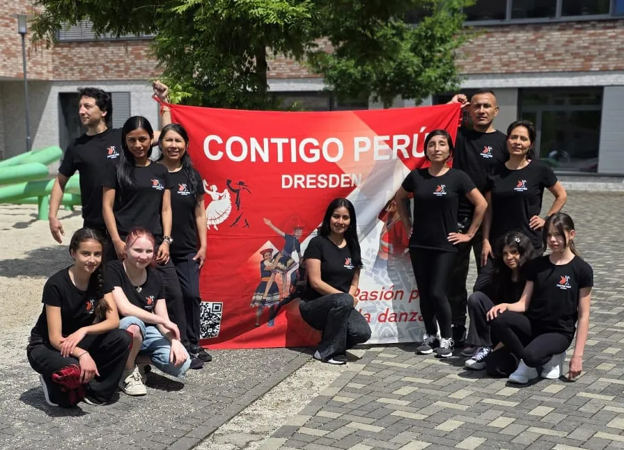 Contigo Perú Dresden bei einer Veranstaltung